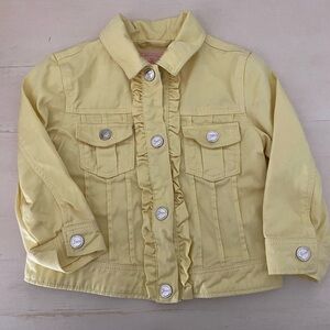 Mayoral Baby Light Yellow Jean Jacket for Kids